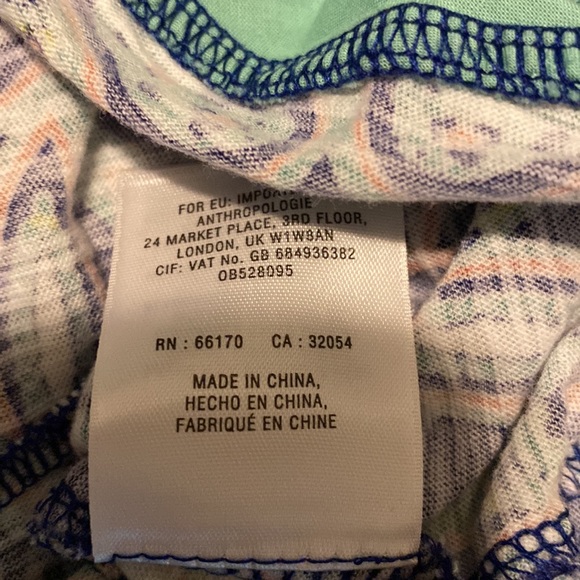 Anthropologie Meadow Rue Nuria Swing Tank Top Size Small - Picture 8 of 8